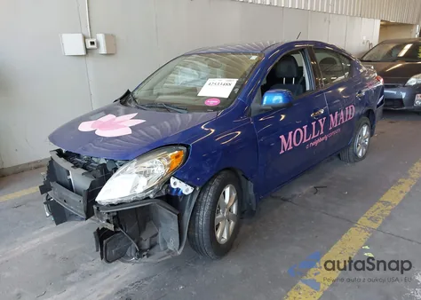 2014 Nissan Versa 1.6 Sv from USA, damaged, VIN 3N1CN7AP0EL853949